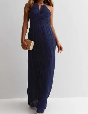 Rochie lunga TFNC London, bleumarin Albastru