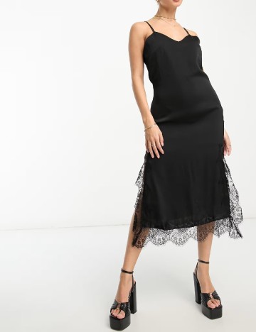 Rochie medie Lola May, negru
