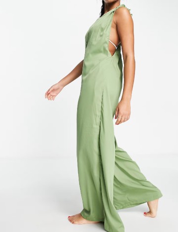 Salopeta de plaja ASOS, verde