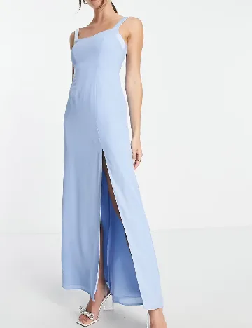 Rochie lunga ASOS, albastru Albastru