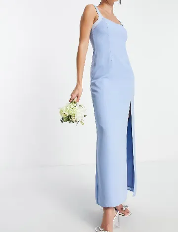 Rochie lunga ASOS, albastru Albastru