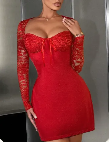 Rochie scurta SHEIN, rosu