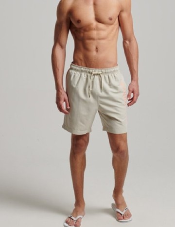 Short de baie Super Dry, bej