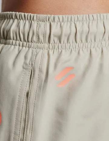 Short de baie Super Dry, bej Crem