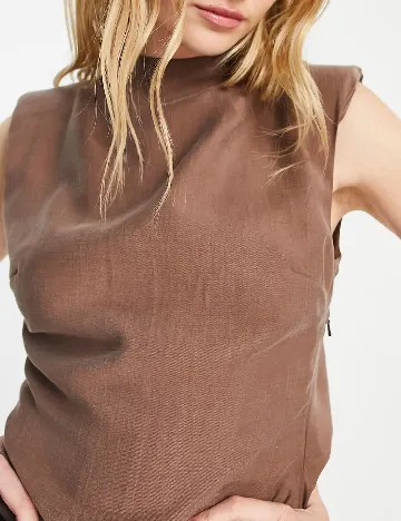 Rochie scurta ASOS, maro Maro