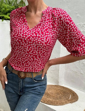 Bluza SHEIN, rosu