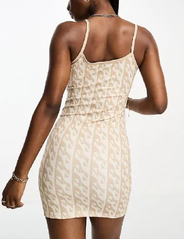 Rochie scurta NICCE, bej Crem
