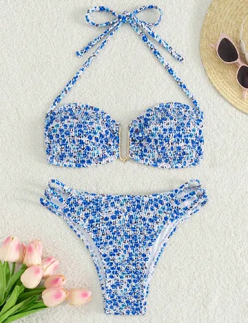 Costum de baie SHEIN, albastru