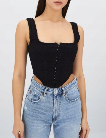 Top Stradivarius, negru