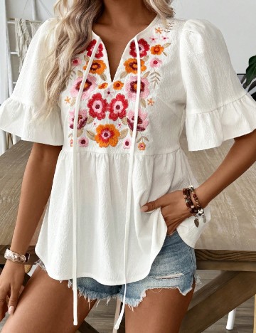 Bluza SHEIN, alb