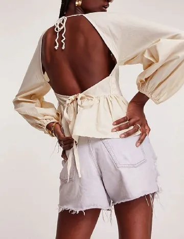 Bluza ASOS, crem