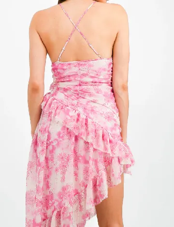 Rochie medie ASOS, roz Roz