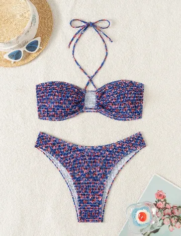 Costum de baie SHEIN, albastru