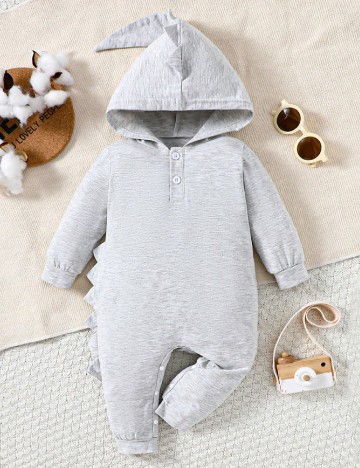 Salopeta Shein Kids, gri