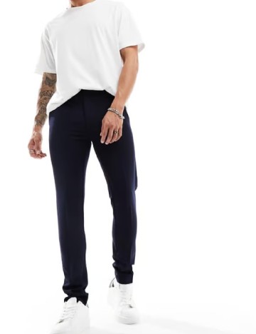 Pantaloni ASOS, bleumarin