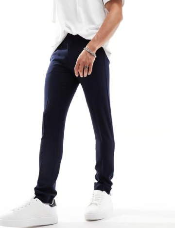 Pantaloni ASOS, bleumarin