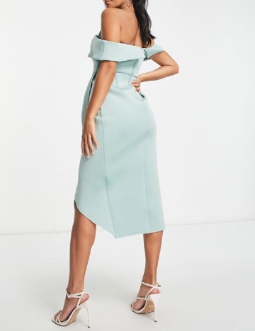 Rochie medie ASOS, turcoaz