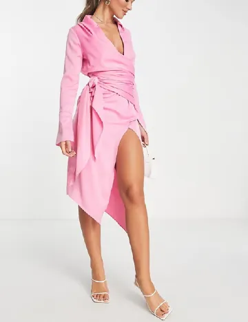 Rochie medie ASOS, roz