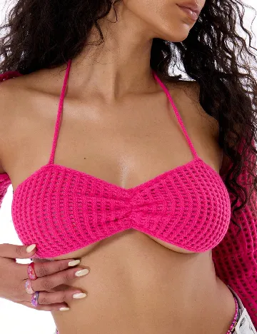 Set top si bolero Musera, roz Roz
