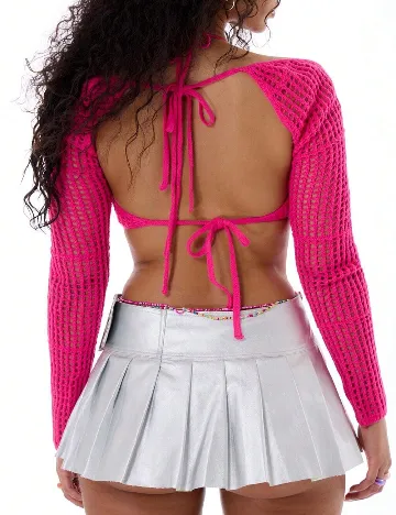Set top si bolero Musera, roz Roz