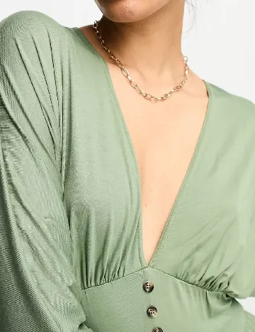 Rochie medie ASOS, verde