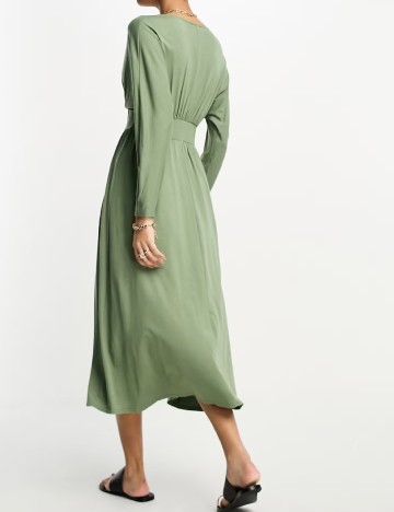 Rochie medie ASOS, verde