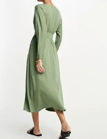 Rochie medie ASOS, verde