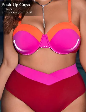 Costum de baie SHEIN CURVE, mix culori Mix culori