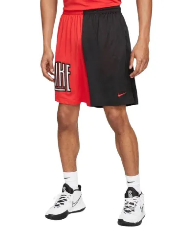 Pantaloni scurti Nike, rosu/negru Negru