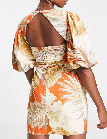 Rochie scurta ASOS, mix culori