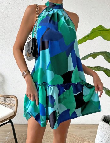 Rochie scurta SHEIN, mix culori