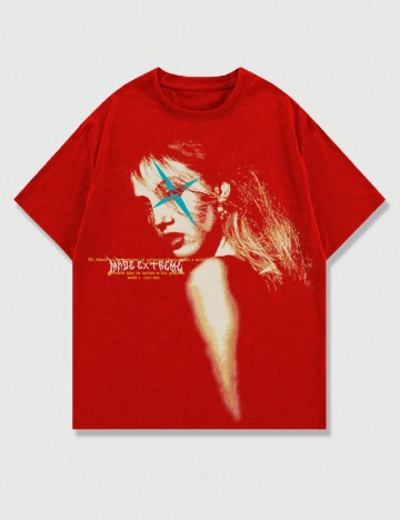 Tricou Romwe, rosu