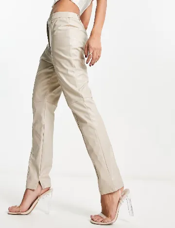 Pantaloni I SAW IT FIRST, bej
