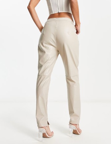 Pantaloni I SAW IT FIRST, bej