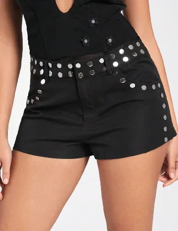 Pantaloni scurti Forever 21, negru Negru