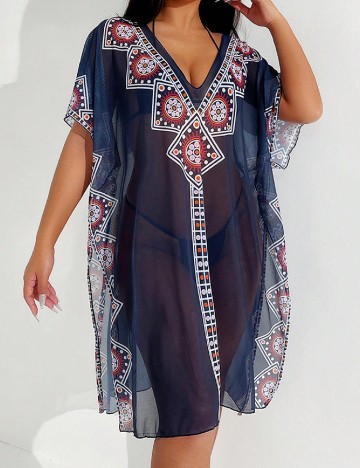 Rochie de plaja SHEIN, bleumarin
