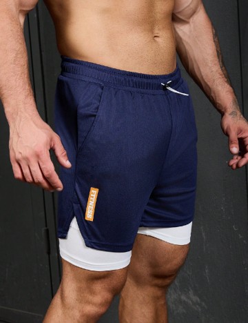 Pantaloni scurti SHEIN, bleumarin