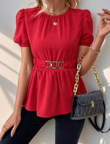 Bluza SHEIN, rosu