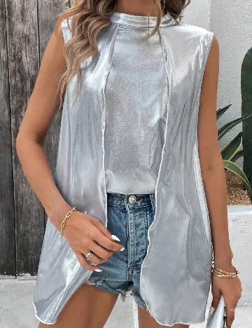 Bluza SHEIN, argintiu Gri