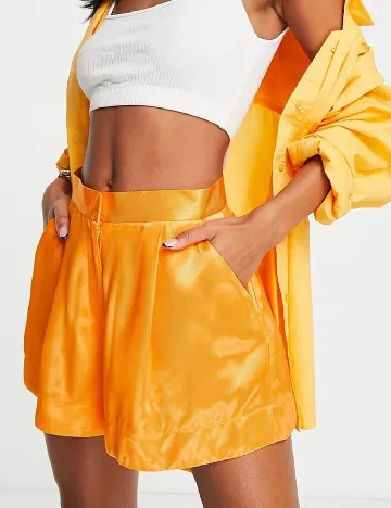 Pantaloni scurti ASOS, portocaliu