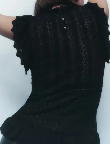 Bluza Zara, negru Negru