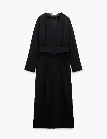Rochie lunga Zara, negru Negru