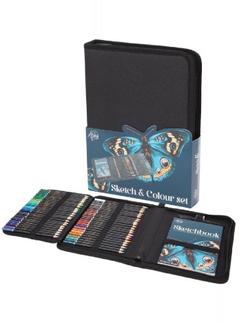 Set de desenat Creative Artist, negru