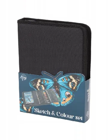 Set de desenat Creative Artist, negru Negru