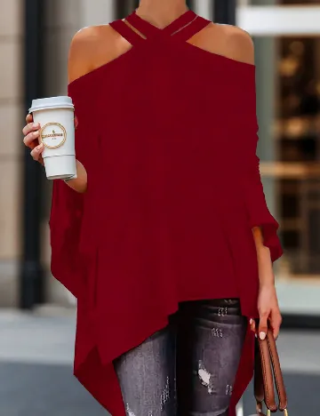 Bluza SHEIN, rosu Rosu