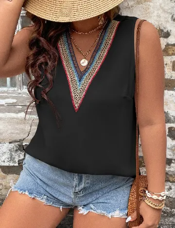Maiou SHEIN CURVE, negru