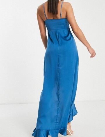 Rochie lunga Lola May, albastru