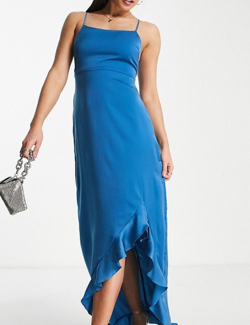 Rochie lunga Lola May, albastru