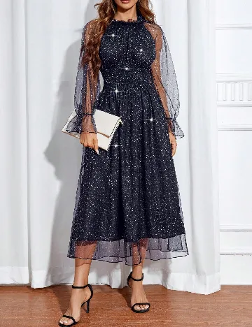 Rochie medie SHEIN, bleumarin Albastru