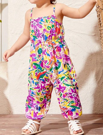 Salopeta Shein Kids, mix culori